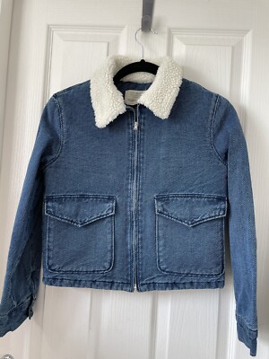 ZARA GIRLS DENIM JACKET AGE 11-12 yrs UK