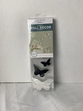 Blue Moon Studios Adhesive Mirrored Wall Decor Includes 12 Mirror Butterflies 