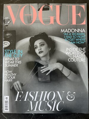 Madonna Brittish Vogue. June 2019 UK Shot By Mert N Marcus. New Madame X