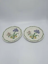 International Tableworks" Terrace Blossoms" 7 7/8 Inch Salad Plate-Set of 2