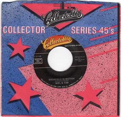 Mel & Tim - Backfield In Motion / Jimmy Clanton   Another Sleepless Night VG+