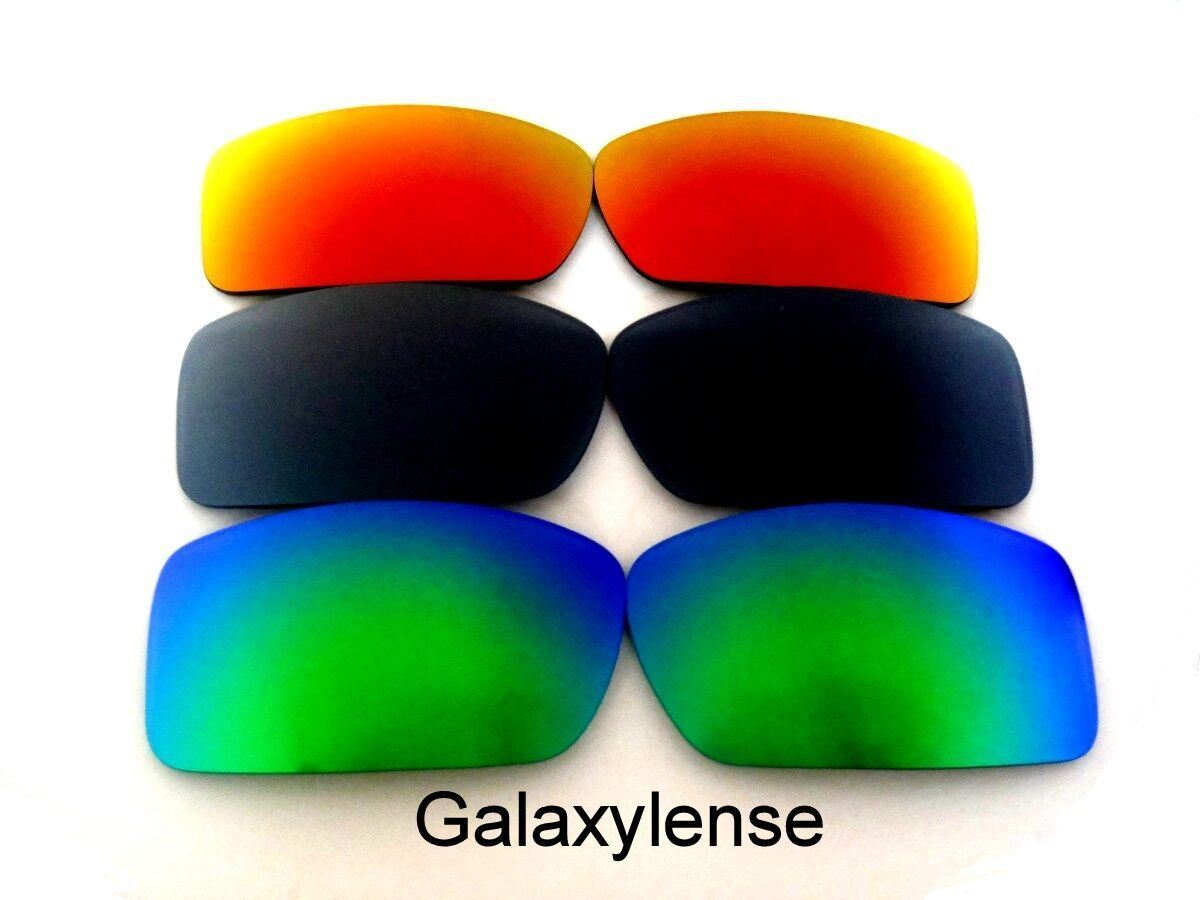 Galaxy Replacement Lenses For Oakley Gascan Sunglasses Green&Black&Red