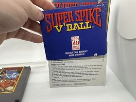 Super Spike V'Ball VolleyBall (NES) Nintendo - CIB - con funda protectora de pl&aacute;stico