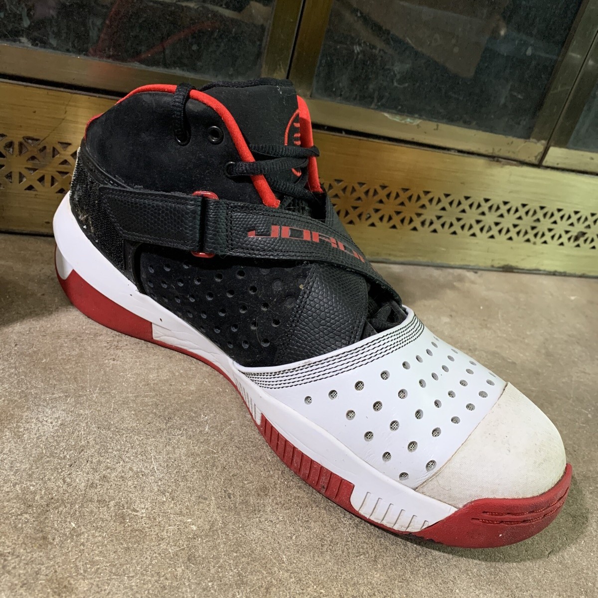 Size 12 - Air Jordan 2010 Outdoor White Red Black for sale Size 12 - Air Jordan 2010 Outdoor White Red Black for sale
