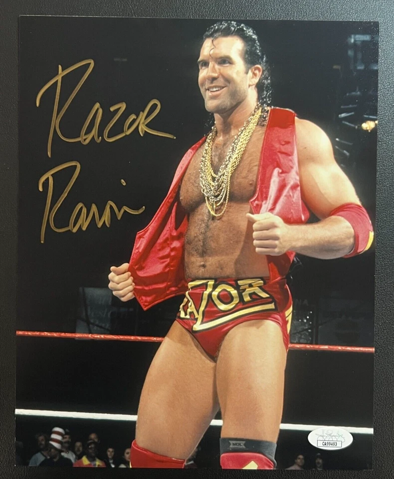 Razor Ramon Signed 8x10 Photograph JSA Cert w/COA Wrestler Scott Hall WCW/WWF! - Image 2 of 4
