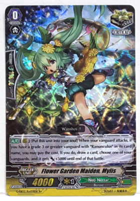 Cardfight Vanguard Blumengarten Maiden, Mylis G-EB02 / Re :0 3EN Re Neo Nectar