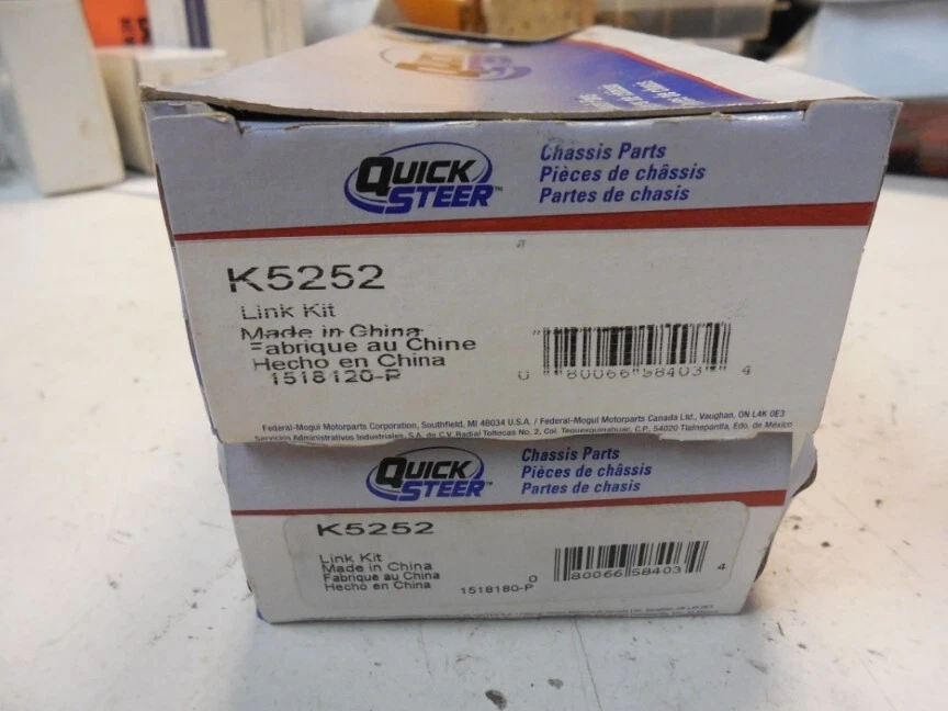 Kit com 2 links de barra estabilizadora de suspensão dianteira compatível com 1980 Bonneville, Catalina K5252 - Imagem 2 de 2