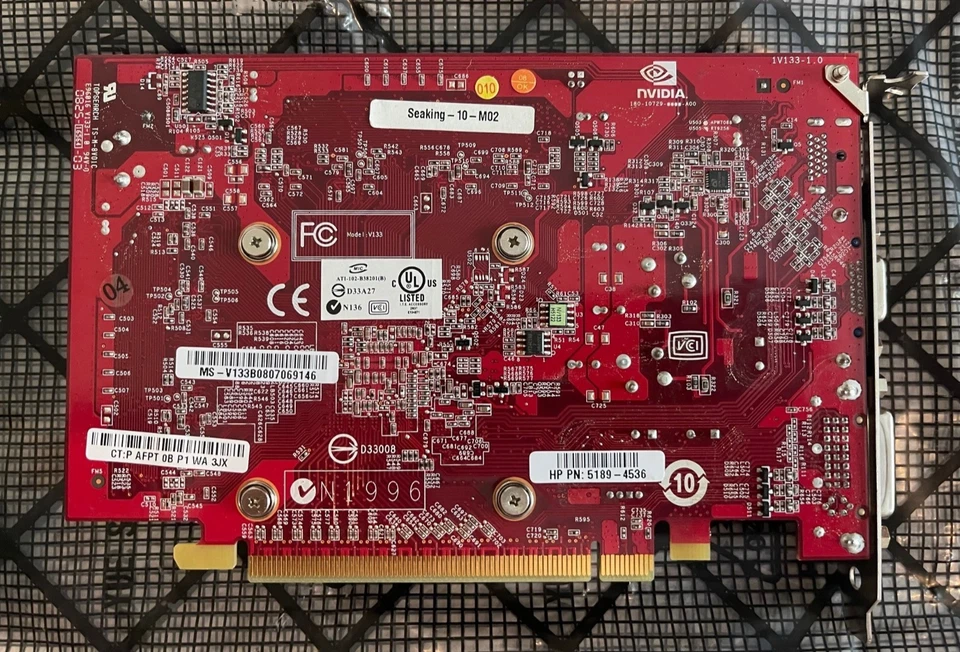 HP 5189-4536 NVIDIA GeForce 9500GS 512MB DDR2 PCIe Graphics Card DVI/HDMI/VGA - Image 2 of 3