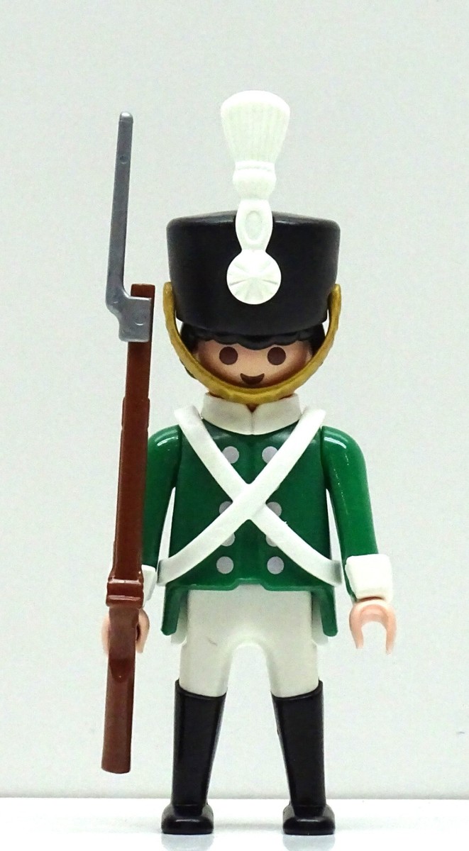 5 X GARDE Soldat Vert Jaune Playmobil Pour Tschakko Napoleonic Carcel Custom RAR EUR 89,78 - FR