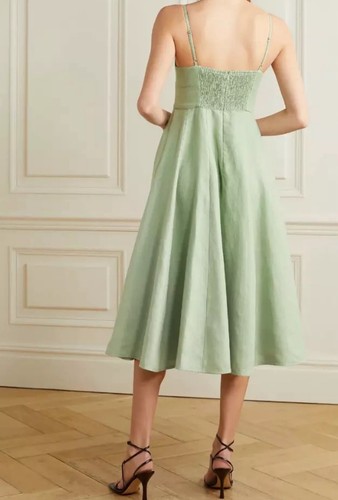 Brand New Zimmermann sage green dancer picnic dress, size 0 (UK6/US 0-2) - Picture 8 of 11