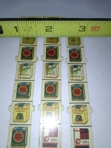 ORIGINAL TIN REEL STRIPS FOR TRADE STIMULATOR ANTIQUE SLOT MACHINE STRIPS #2 - Picture 2 of 3