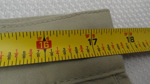 Patagonia Shorts Chino Men 33( actual 35" ) 100% Organic Cotton Khaki 4 Pocket - Picture 7 of 9