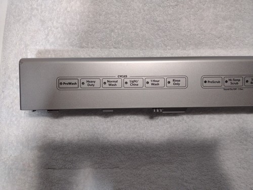 KitchenAid Dishwasher Control Panel PN: W10451537 - Picture 2 of 8