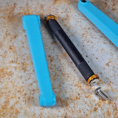 Bullseye Retro Box Old School BMX Cranks Limited Edition SE Blue Made in USA - Picture 4 of 7
