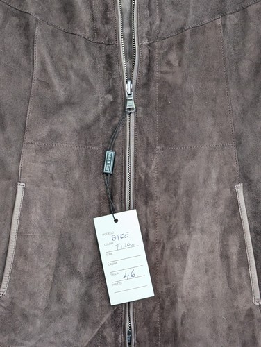 Giacca reversibile Adam 100% pelle italiana donna 46 Italia dettaglio treccia zip - Foto 5 di 9