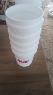 #ad #ad Ace Hardware Mini Bucket With Handle HTF Lot Of 5 $22.49