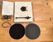 Rega Planar 1 Plus Turntable White-Unused-Cracked Lid