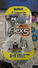 BIC Flex5 (4 Klingen) langlebigere flexible Klingen Neu im Karton