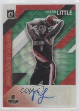 2019-20 Donruss Optic Signature Series Green Wave Prizm Nassir Little Auto 12io