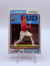 Bubba Thompson 2023 Topps Heritage #157 Texas Rangers Rookie Card MLB. rookie card picture