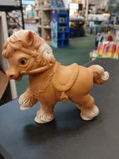 Vintage 1950s 1960s  Sun Rubber, Squeaky Horse Toy