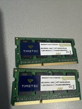 2 Timetec 8 GB DDR3L / DDR3 1600 MHz para computadora portátil Notebook PC