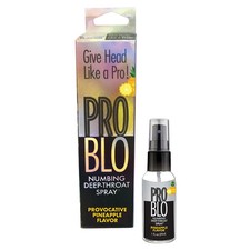 Little Genie ProBlo Deep Throat Spray Pineapple Flavored Oral Mist 1oz