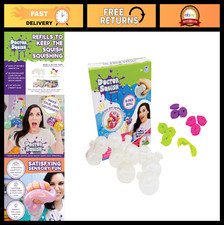 DIY Squishy Maker Refill Pack - 10 TPR Balloons 10 Reusable Clips - Fun Craft