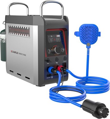 CAMPLUX Nano 3 Max Portable Propane Shower System CSA Certified