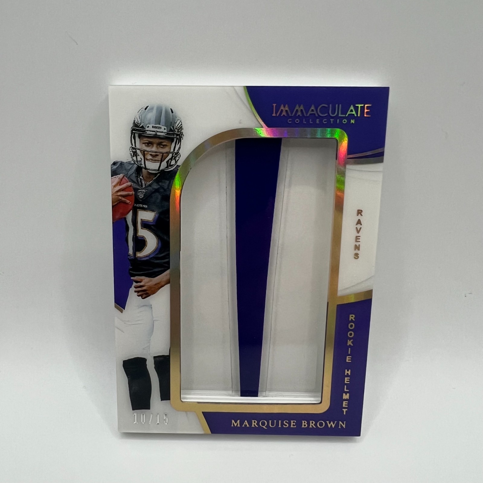 2019 Panini Immaculate Rookie Helmets Marquise Brown #12 /15