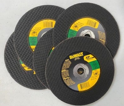 DEWALT DWA8001C 6-1/2'' x 1/8'' x 5/8'' Concrete Masonry Cutting Wheels Alum 5pcs