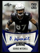 2021 Leaf Draft #BA-OM1 Osirus Mitchell Autographs