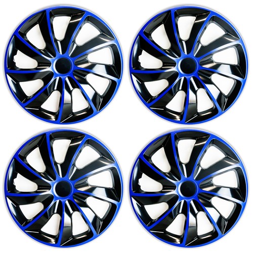 4x Enjoliveurs QUAD BICOLOR