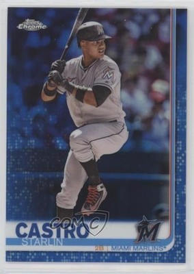 2019 Topps Chrome Blue Refractor 135/150 Starlin Castro #171 nd3