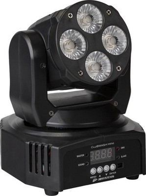 B-WARE JB Systems Clubwash Mini Moving Wash RGBWA+UV LEDs 60W Fernbedienung DMX
