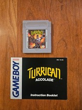 Turrican - Nintendo Game Boy Authentic Cartridge + Manual CLEAN