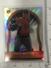 2011 Topps Finest #d /549 Zach Britton Rookie Refractor #84 Baltimore Orioles
