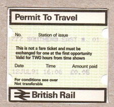 Southend East 01 - PERTIS Permit to Travel - Essex SS1 - now c2c