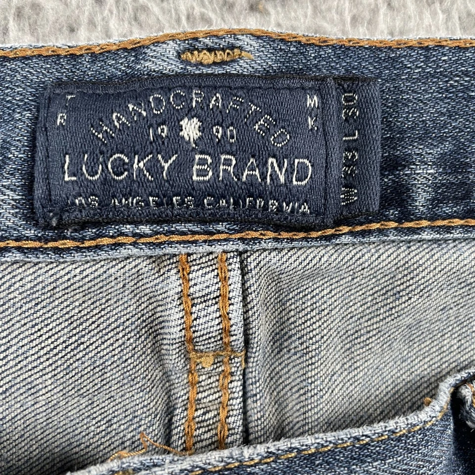 Lucky Brand 181 Jeans Mens 33x30 Relaxed Straight Medium Wash Denim - Image 3 of 4