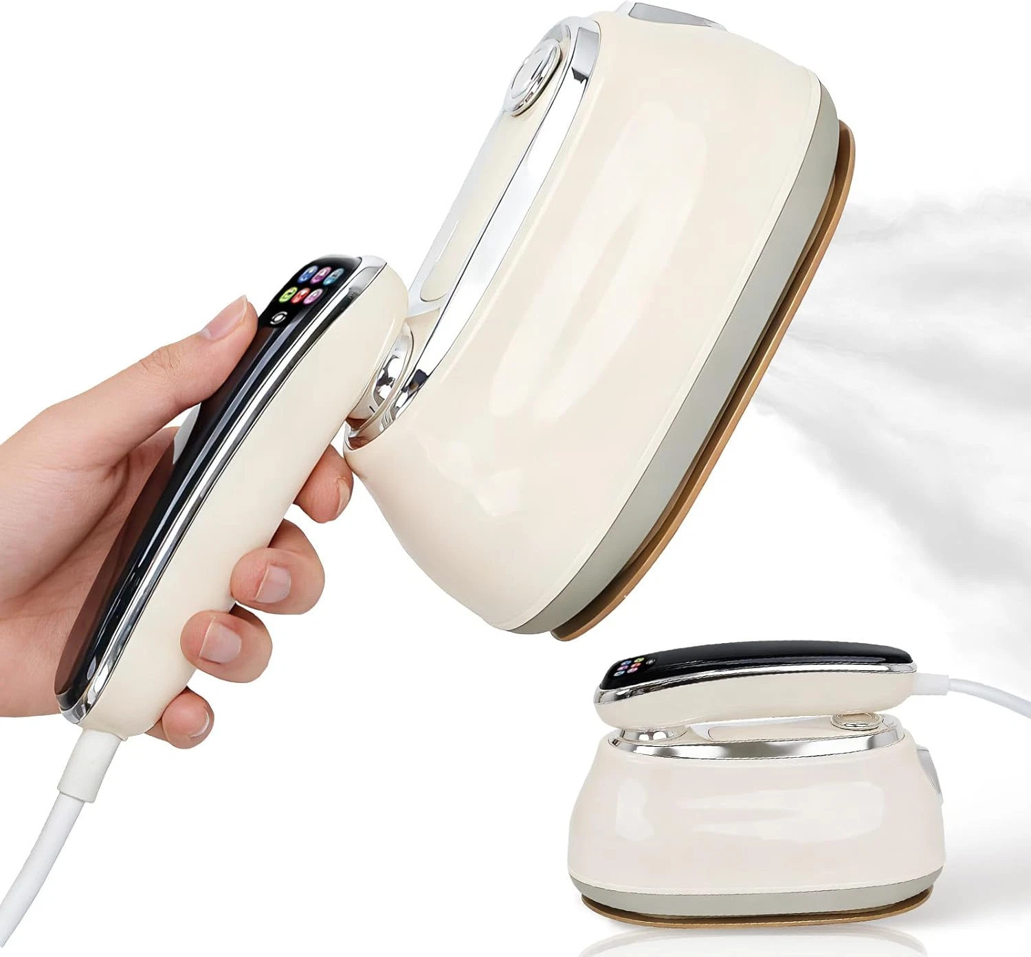 Steamer for Clothes, 2 in 1 Garment Steamer, 6-Level Clothes Steamer, 1200W Stea