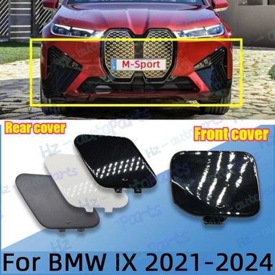 Front Bumper Tow Hook Eye Cover Cap Towing Eye Fit BMW iX 2021-2024 51115A3AE01