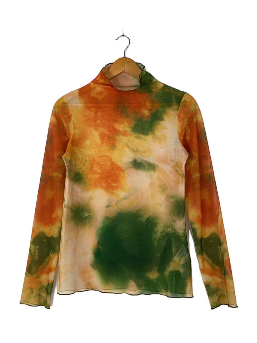 AMERI MIRANDA TAIDAI SHEER TURTLE TOP Polyester O… - image 1