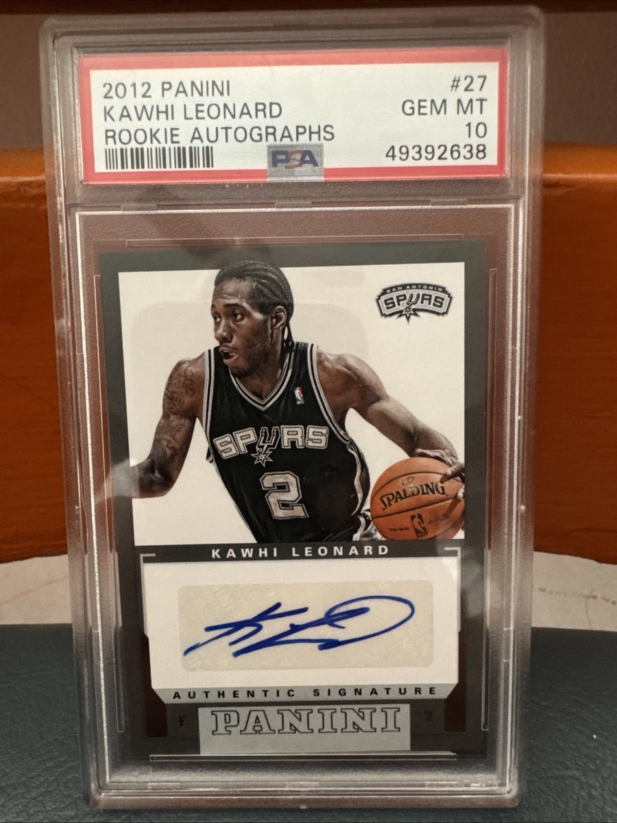 Kawhi Leonard Professional Sports Authenticator (PSA) Basketball