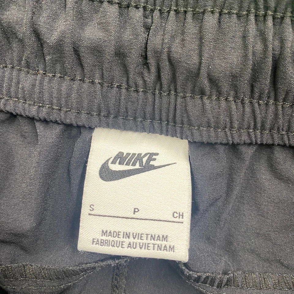 Винтажные мужские спортивные штаны Nike S черные Y2K с вышивкой свуш мешковатые для бега - Изображение 3 из 4