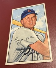 George Kell Detroit Tigers 1952 Bowman Baseball Card #96