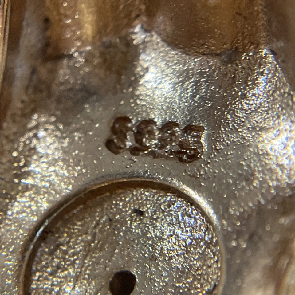 Anel cruzado masculino prata esterlina ouro 925 fé e força tamanho 8 - Imagem 3 de 4