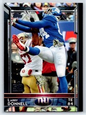 2015 Topps Larry Donnell Super Bowl 50 Parallel New York Giants #187