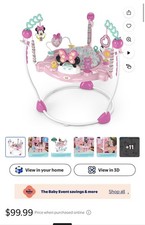 Disney Baby Minnie Mouse Forever Besties Infant Activity Center Jumper, Pink, Un