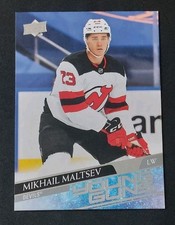 2020-21 Upper Deck Extented Series Mikhail Maltsev Young Guns Rookie Card #723. rookie card picture