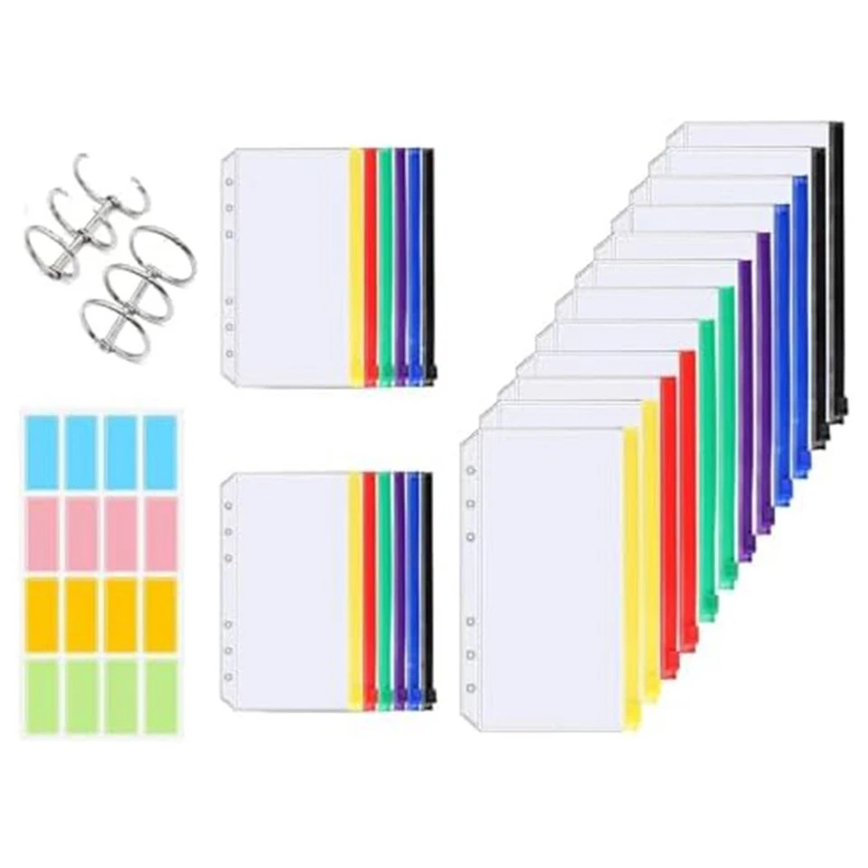 Wasserdichte PVC-Tasche im A6-Format für Rundstricknadeln, Reißverschlussma7355